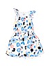 Gymboree 100% Rayon Floral Blue Dress Size 5 - photo 1