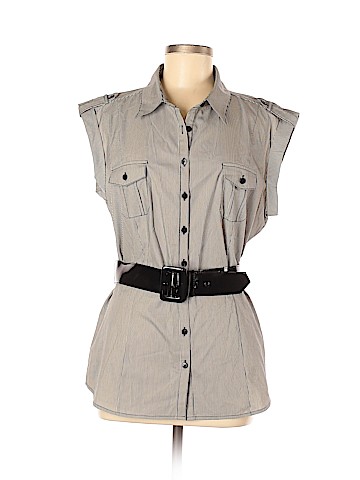 Worthington Short Sleeve Button-Down Shirt (view 1)