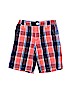 American Vintage 100% Cotton Plaid Blue Khaki Shorts Size 5 - photo 1