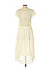 Free People 100% Cotton Ivory Casual Dress Size S - photo 2
