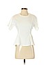Topshop Ivory Short Sleeve Top Size 4 - photo 1