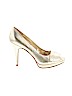 Nine West Gold Heels Size 9 1/2 - photo 1