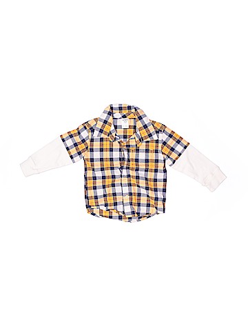 Carter's Long Sleeve Button-Down Shirt (view 1)