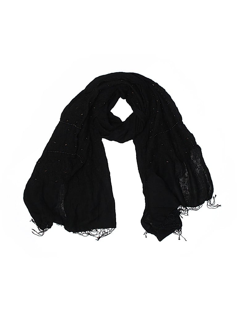 Pre-owned Unbranded Scarf In Black