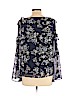 Maison Jules 100% Polyester Blue Sleeveless Blouse Size L - photo 2