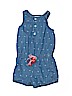 Cat & Jack 100% Cotton Blue Romper Size 3T - photo 2