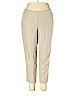 J.jill 100% Linen Tan Linen Pants Size L (petite) - photo 1