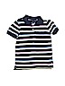 Janie and Jack 100% Cotton Stripes Blue Short Sleeve Polo Size 4 - photo 1