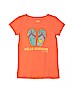 Life Is Good 100% Cotton Orange Short Sleeve T-Shirt Size 7 - 8 - photo 1