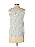 Ann Taylor LOFT Gray Sleeveless Silk Top Size S (petite) - photo 2