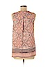 Violet & Claire 100% Polyester Orange Sleeveless Blouse Size M - photo 2