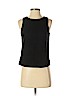 Theory 100% Cotton Black Sleeveless Blouse Size P (petite) - photo 1
