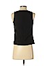 Theory 100% Cotton Black Sleeveless Blouse Size P (petite) - photo 2