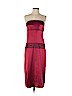 Vera Wang 100% Silk Red Cocktail Dress Size 6 - photo 1