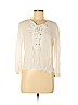 Garage 100% Viscose White 3/4 Sleeve Blouse Size M - photo 1