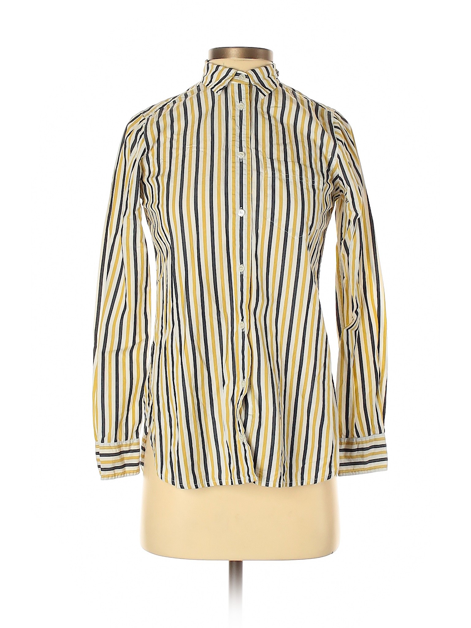 j crew yellow blouse