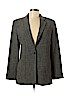 Lafayette 148 New York Gray Wool Blazer Size 12 - photo 1