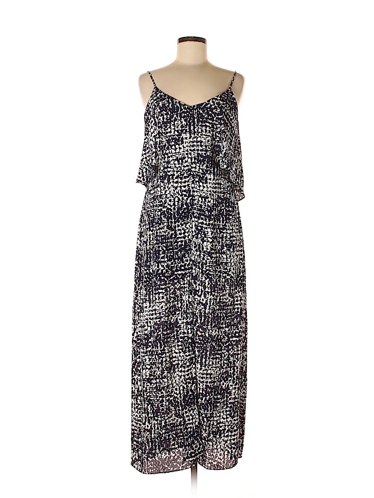 White House Black Market 100% Polyester Blue Casual Dress Size 6 (petite) - photo 1