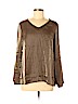 Drew Brown Long Sleeve Blouse Size M - photo 1