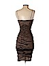 Nicole Miller Collection 100% Polyester Brown Cocktail Dress Size 4 - photo 2