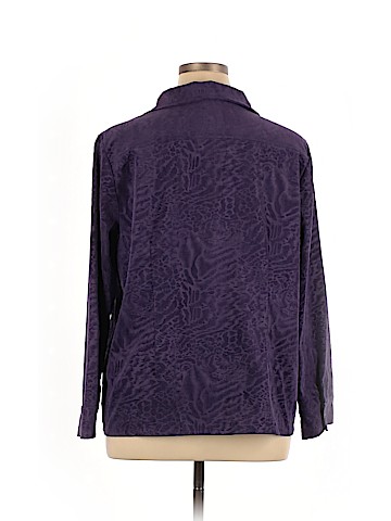 Cj Banks Long Sleeve Button-Down Shirt (view 2)