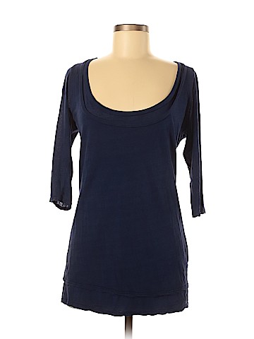 Monrow 3/4 Sleeve Silk Top (view 1)