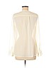 Banana Republic 100% Polyester Ivory Long Sleeve Blouse Size M (petite) - photo 2