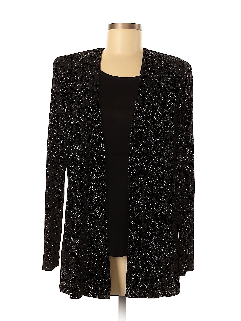 R&M Richards Black Cardigan Size 8 - photo 1
