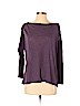 James Perse Purple 3/4 Sleeve Top Size XL (4) - photo 1