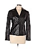 Betsey Johnson 100% Leather Solid Black Leather Jacket Size L (youth) - photo 1
