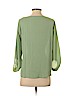 Ann Taylor LOFT Green 3/4 Sleeve Blouse Size S (petite) - photo 2