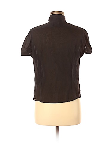 Lauren by Ralph Lauren Short Sleeve Silk Top (view 2)