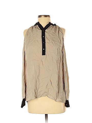 Nicole Miller Artelier Sleeveless Silk Top (view 1)