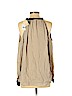 Nicole Miller Artelier 100% Silk Tan Sleeveless Silk Top Size S - photo 2