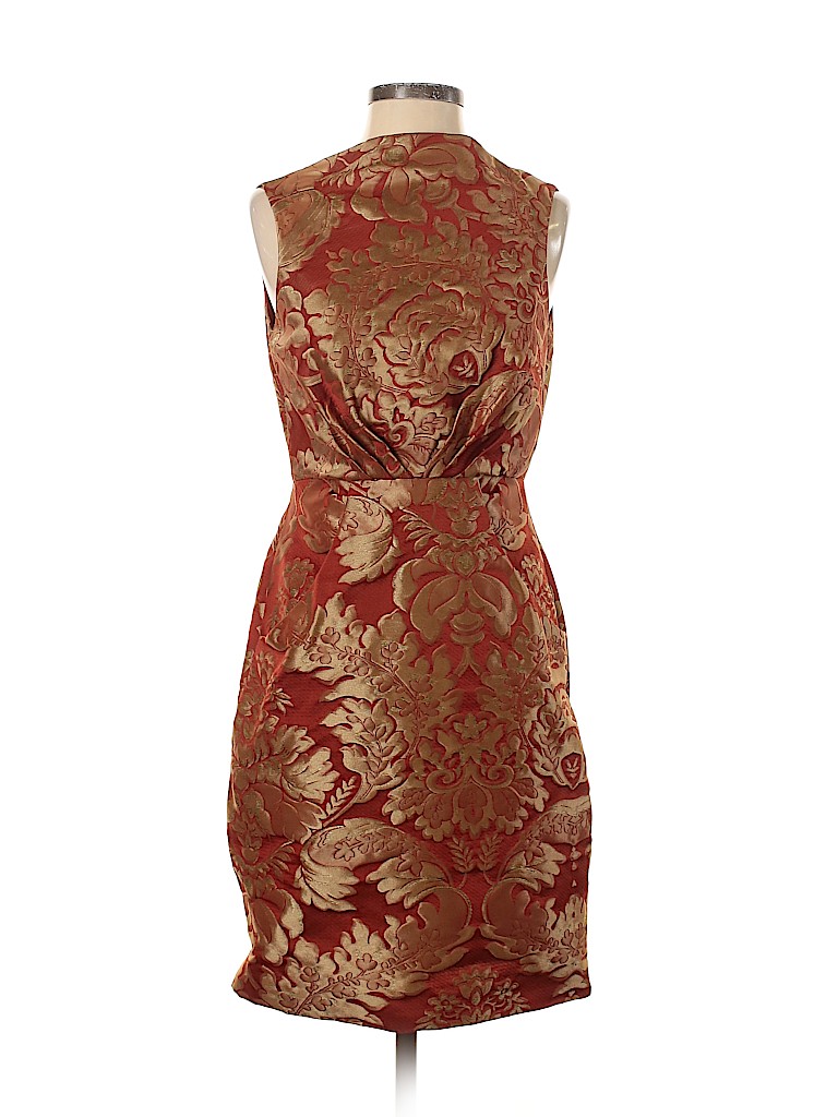 Lavender Label by Vera Wang 100% Polyester Gold Cocktail Dress Size 4 - photo 1