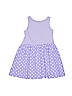 Lands' End 100% Cotton Polka Dots Stripes Purple Dress Size 4 - photo 2