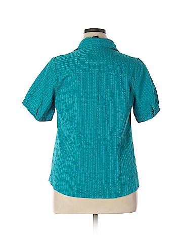 Lane Bryant Short Sleeve Button-Down Shirt (view 2)