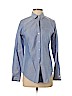 Theory 100% Cotton Blue Long Sleeve Button-Down Shirt Size S - photo 1
