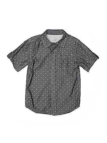 CALVIN KLEIN JEANS Short Sleeve Button-Down Shirt (view 1)