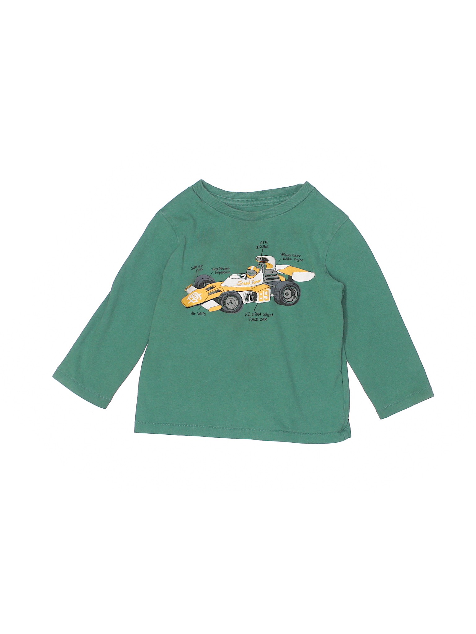 Baby Gap Boys Green Long Sleeve TShirt 1218 Months eBay