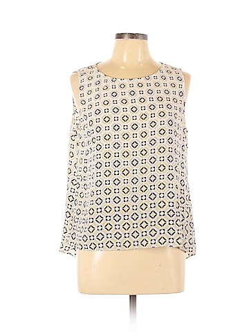 White House Black Market Sleeveless Silk Top (view 1)