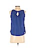 papermoon designed exclusively for Stitch Fix 100% Polyester Blue Sleeveless Blouse Size XS (petite) - photo 2