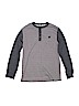 Amplify Gray Long Sleeve Henley Size 10 - 12 - photo 1
