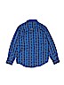 Tommy Hilfiger 100% Polyester Blue Long Sleeve Button-Down Shirt Size 8 - 10 - photo 2