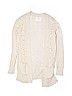 Justice Solid Ivory Cardigan Size 12 - photo 1