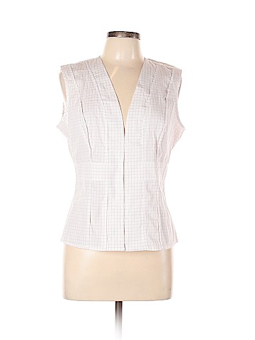 Moda International Sleeveless Button-Down Shirt (view 1)