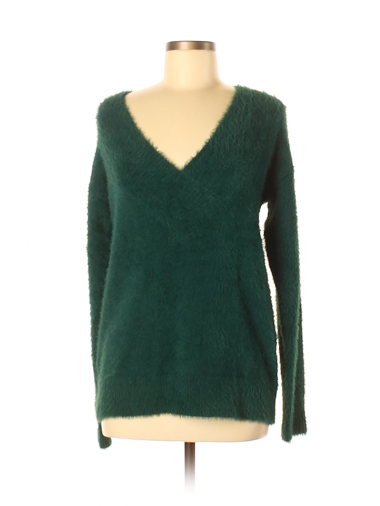 A New Day Women Green Pullover Sweater L | eBay