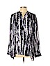 Simply Vera Vera Wang 100% Polyester Purple Long Sleeve Blouse Size L - photo 1
