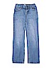 OshKosh B'gosh 100% Cotton Solid Blue Jeans Size 14 - photo 1