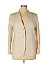Brooks Brothers 100% Linen Ivory Blazer Size 14 - photo 1